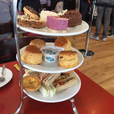An anniversary afternoon tea at Patisserie Valerie