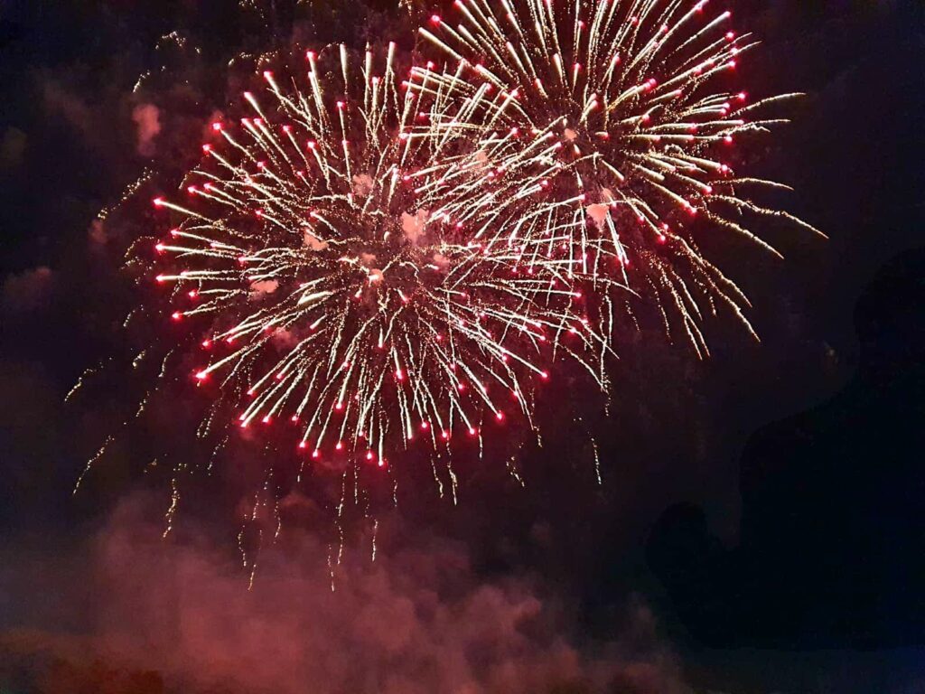 fireworks at Bolesworth
