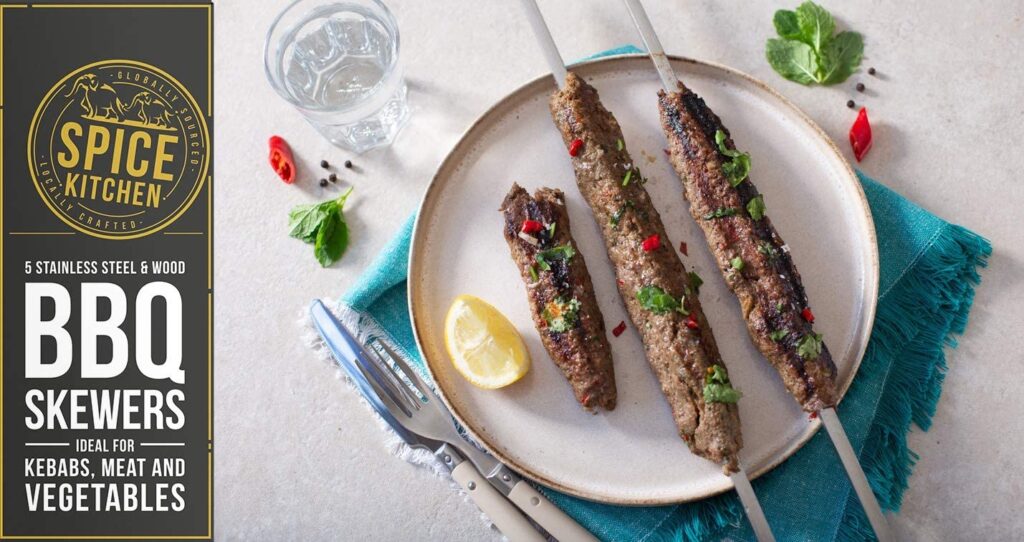 Halloumi kebabs