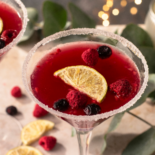 How to make a Frosted Cosmo with Mixologist’s Garden